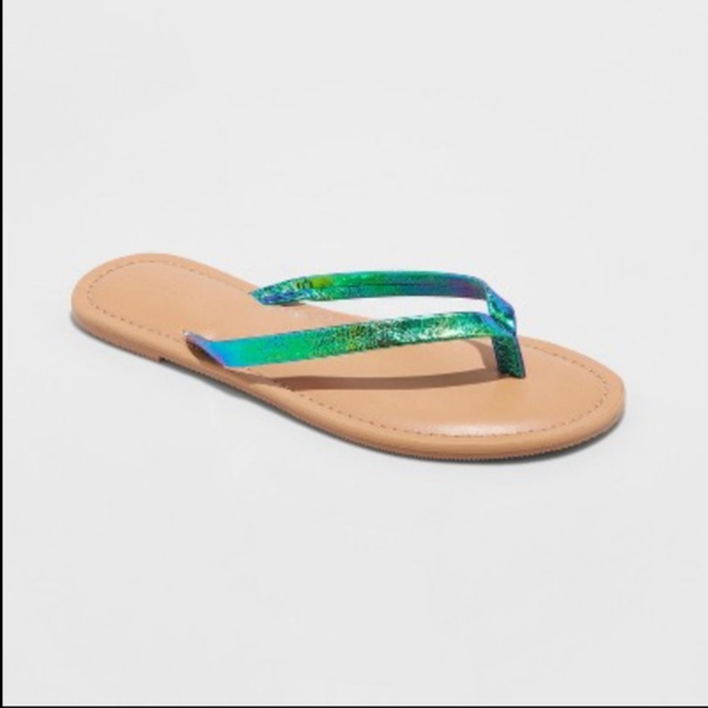 CAT & JACK Serena iridescent sandals - various